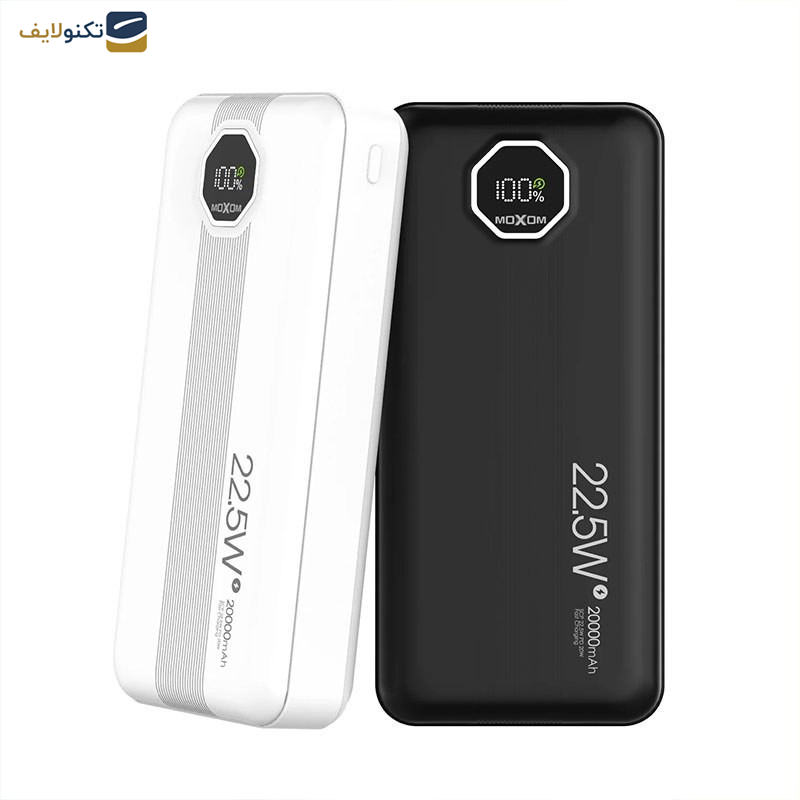 پاوربانک موکسوم مدل MX-PB95 ظرفیت 20000 میلی آمپرساعت پاوربانک موکسوم مدل MX-PB95 ظرفیت 20000 میلی آمپرساعت