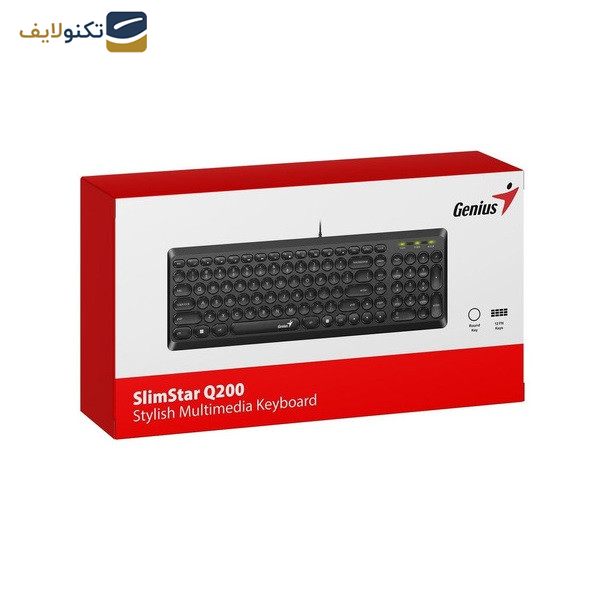 کیبورد جنیوس مدل SLIM STAR Q200 کیبورد جنیوس مدل SLIM STAR Q200