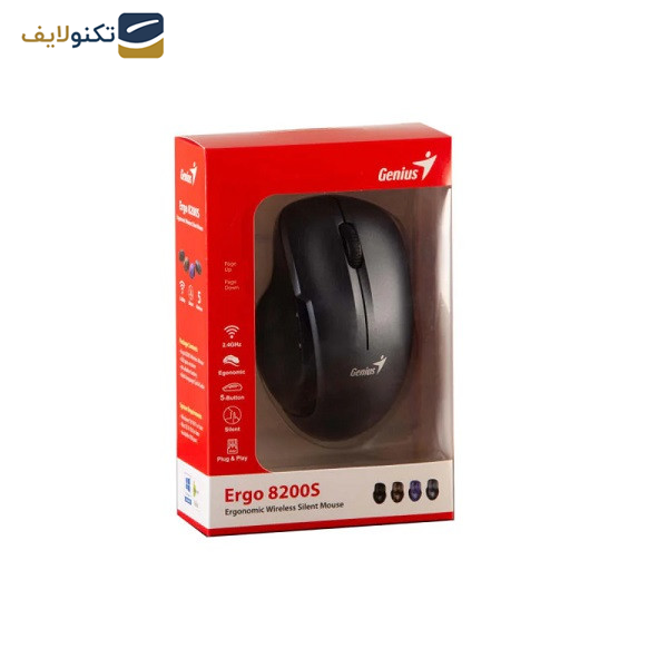 ماوس بی سیم جنیوس مدل  Ergo 8200S  ماوس بی سیم جنیوس مدل  Ergo 8200S