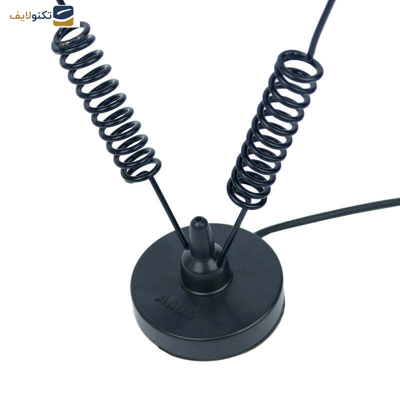 آنتن رومیزی امین مدل دوفنره آهنربایی آنتن رومیزی امین مدل دوفنره آهنربایی
