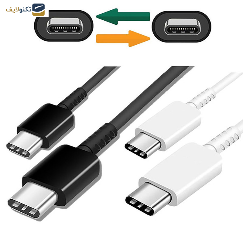 کابل USB-C سامسونگ مدل EP-DA705BBEGWW طول 1 متر کابل USB-C سامسونگ مدل EP-DA705BBEGWW طول 1 متر