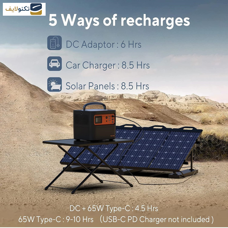 پاوربانک تیگ فکس مدل T500 ظرفیت 150000 میلی آمپر ساعت پاوربانک تیگ فکس مدل T500 ظرفیت 150000 میلی آمپر ساعت