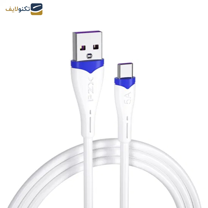 کابل تبدیل USB به usb-C پی زد ایکس مدل V156 طول 1.5 متر کابل تبدیل USB به usb-C پی زد ایکس مدل V156 طول 1.5 متر