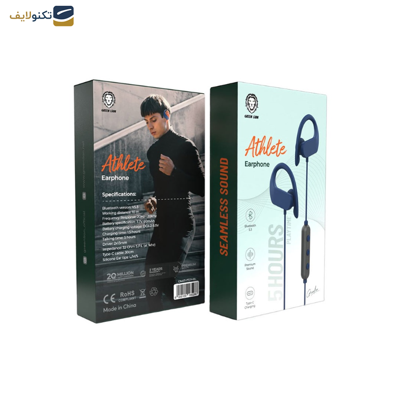 هندزفری بلوتوثی گرین لاین مدل Athlete هندزفری بلوتوثی گرین لاین مدل Athlete