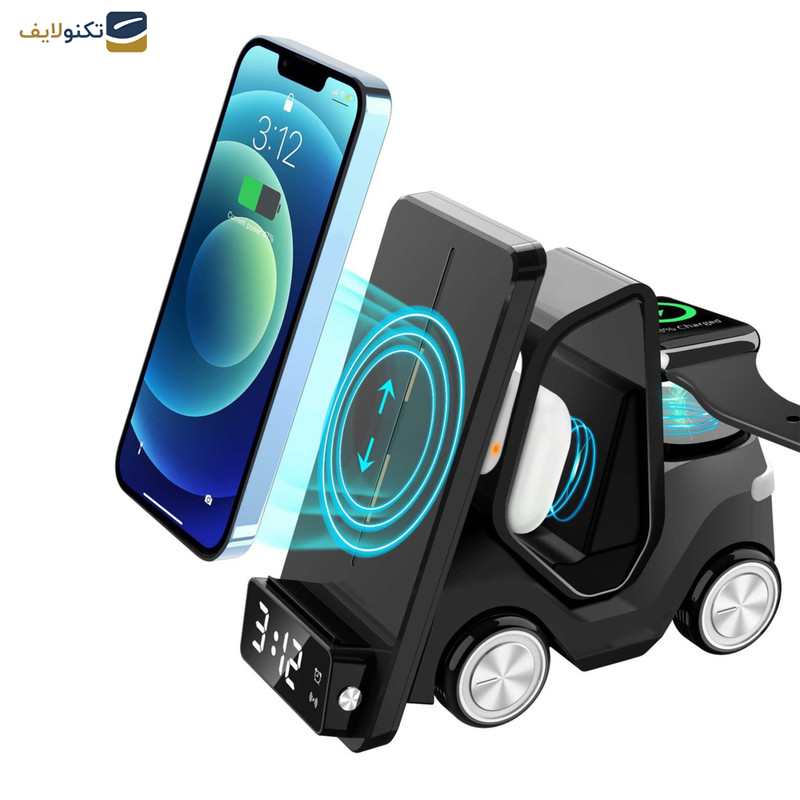 داک شارژر بیسیم گرین لاین مدل FLWR5 داک شارژر بیسیم گرین لاین مدل FLWR5