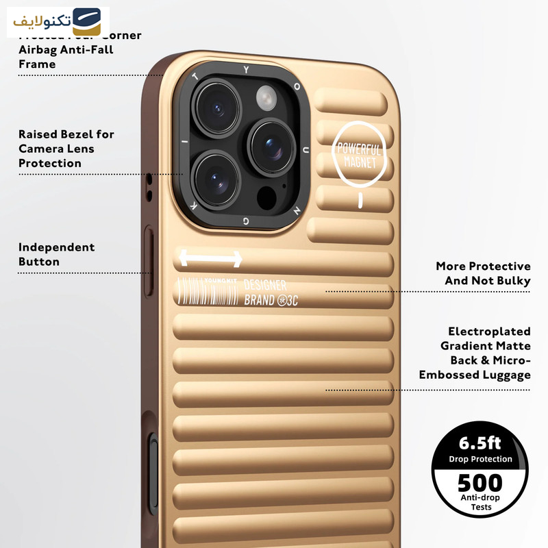 کاور یانگ کیت مدل True Color Magsafe کد Z01 مناسب برای گوشی موبایل اپل iphone 16promax کاور یانگ کیت مدل True Color Magsafe کد Z01 مناسب برای گوشی موبایل اپل iphone 16promax