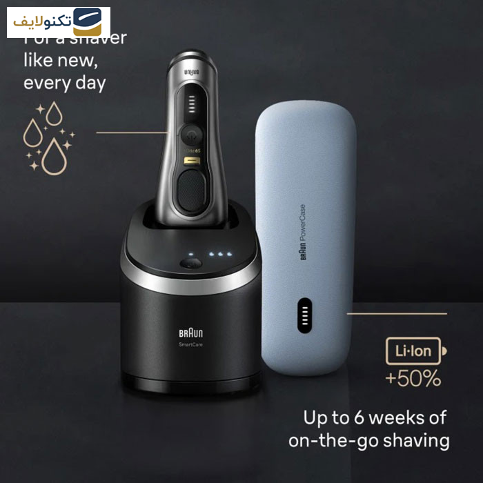 ماشین اصلاح موی صورت شارژی براون مدل 9577cc ماشین اصلاح موی صورت شارژی براون مدل 9577cc