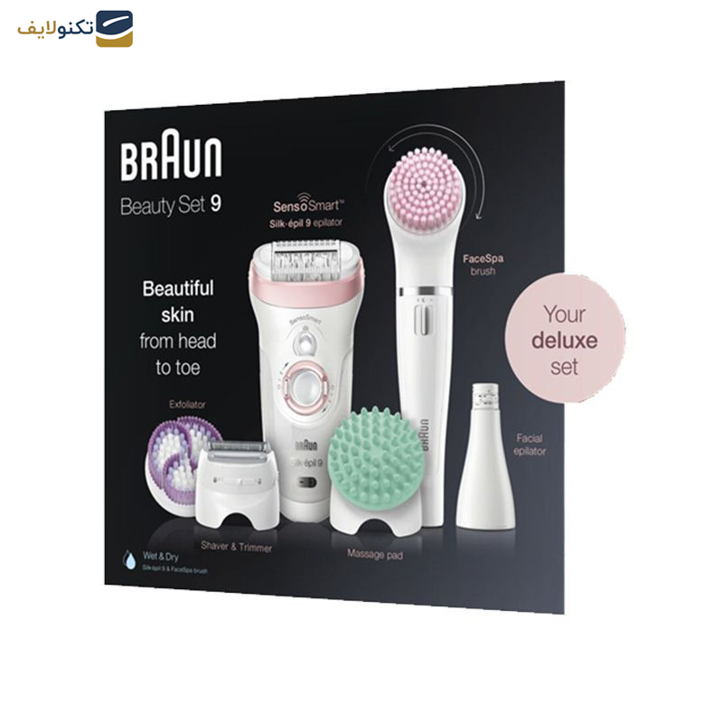 اپیلاتور براون سری Silk Epil 9 مدل 9985 اپیلاتور براون سری Silk Epil 9 مدل 9985