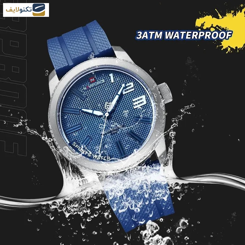 ساعت مچی عقربهای مردانه نیوی فورس مدل NF9202SWBE ساعت مچی عقربهای مردانه نیوی فورس مدل NF9202SWBE