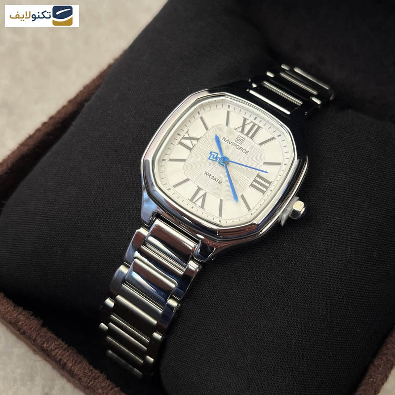 ساعت مچی عقربه ای زنانه نیوی فورس مدل NF5042 SWS ساعت مچی عقربه ای زنانه نیوی فورس مدل NF5042 SWS