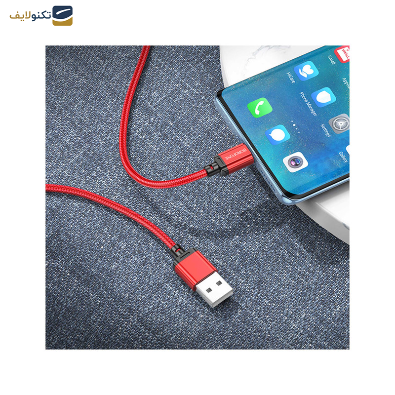 کابل تبدیل USB به USB-C بروفون مدل BX87 طول 1 متر کابل تبدیل USB به USB-C بروفون مدل BX87 طول 1 متر
