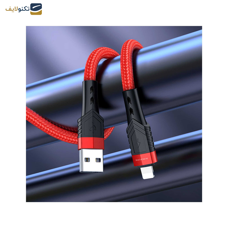 کابل تبدیل USB به لایتنینگ بروفون مدل BU35 طول 1.2 متر کابل تبدیل USB به لایتنینگ بروفون مدل BU35 طول 1.2 متر