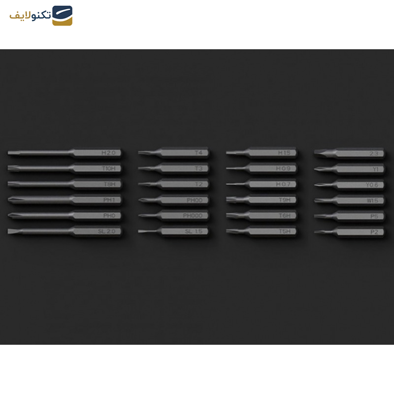 پیچ گوشتی شارژی میجیا مدل MJDDLSD003QW مجموعه 25 عددی پیچ گوشتی شارژی میجیا مدل MJDDLSD003QW مجموعه 25 عددی