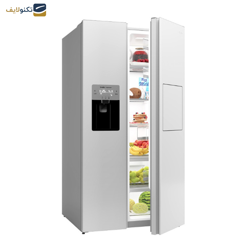 یخچال و فریزر ساید بای ساید 32 فوت جی پلاس مدل GSS-P7920W یخچال و فریزر ساید بای ساید 32 فوت جی پلاس مدل GSS-P7920W