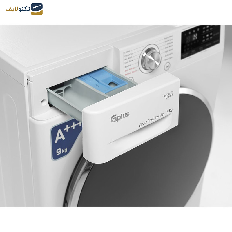 ماشین لباسشویی جی پلاس مدل GWM-P99W ظرفیت 9 کیلوگرم ماشین لباسشویی جی پلاس مدل GWM-P99W ظرفیت 9 کیلوگرم