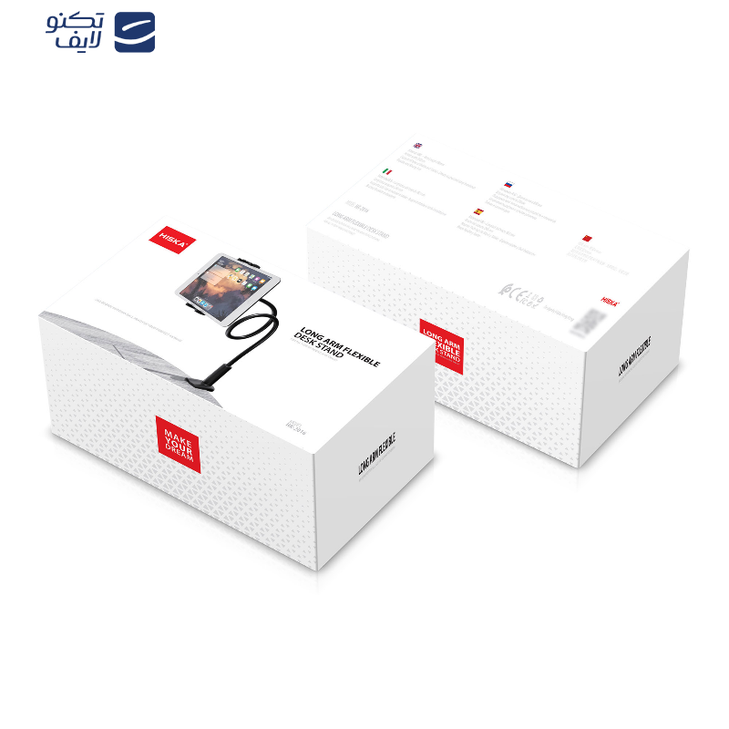 پایه نگهدارنده گوشی موبایل و تبلت هیسکا مدل HK-2016 پایه نگهدارنده گوشی موبایل و تبلت هیسکا مدل HK-2016