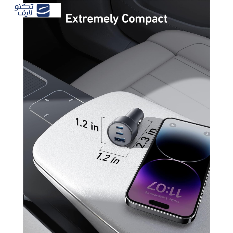 شارژر فندکی 67 وات انکر مدل 535 شارژر فندکی 67 وات انکر مدل 535