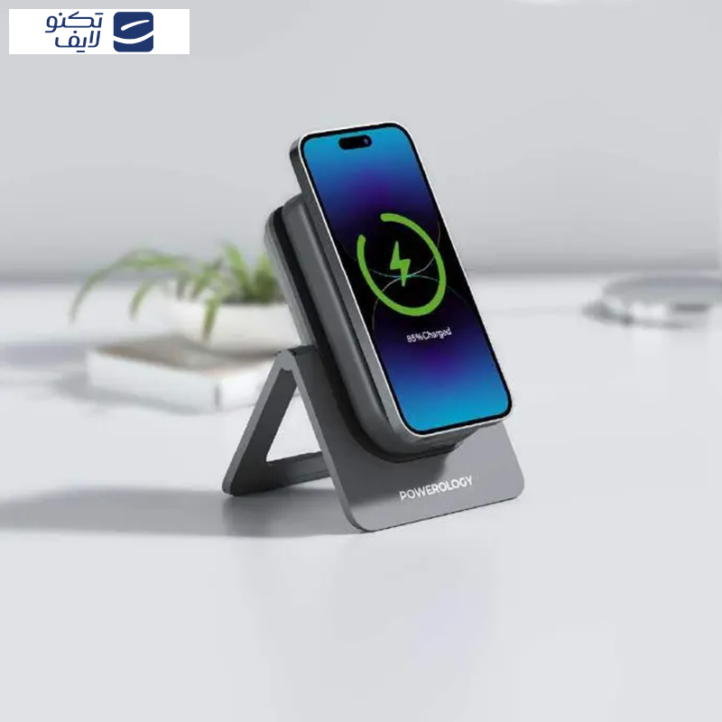 پاوربانک پاورولوجی مدل MAFSAFE COMBO PPBCHA21GY ظرفیت 10000 میلی آمپر ساعت پاوربانک پاورولوجی مدل MAFSAFE COMBO PPBCHA21GY ظرفیت 10000 میلی آمپر ساعت