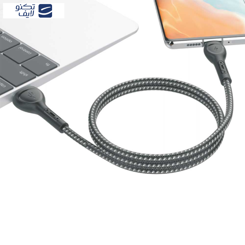 کابل تبدیل USB به لایتنینگ کینگ استار مدل K24i طول 1 متر کابل تبدیل USB به لایتنینگ کینگ استار مدل K24i طول 1 متر
