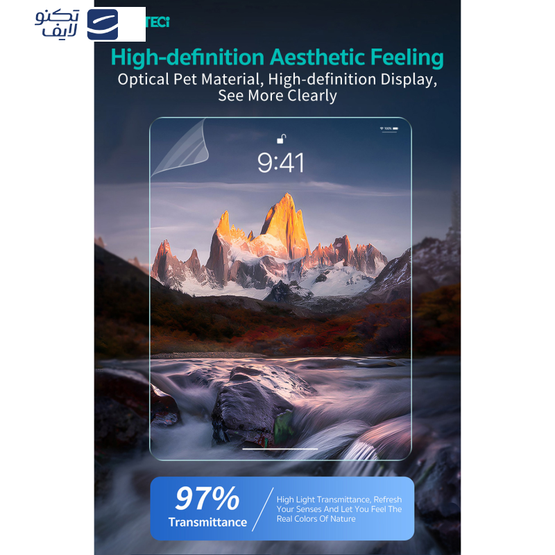 محافظ صفحه نمایش کوتتسی مدل 65014 مناسب برای تبلت اپل 9.7 اینچ iPad Air (2013)/iPad Air(2014)/iPad Pro (2016/2017/2018) محافظ صفحه نمایش کوتتسی مدل 65014 مناسب برای تبلت اپل 9.7 اینچ iPad Air (2013)/iPad Air(2014)/iPad Pro (2016/2017/2018)