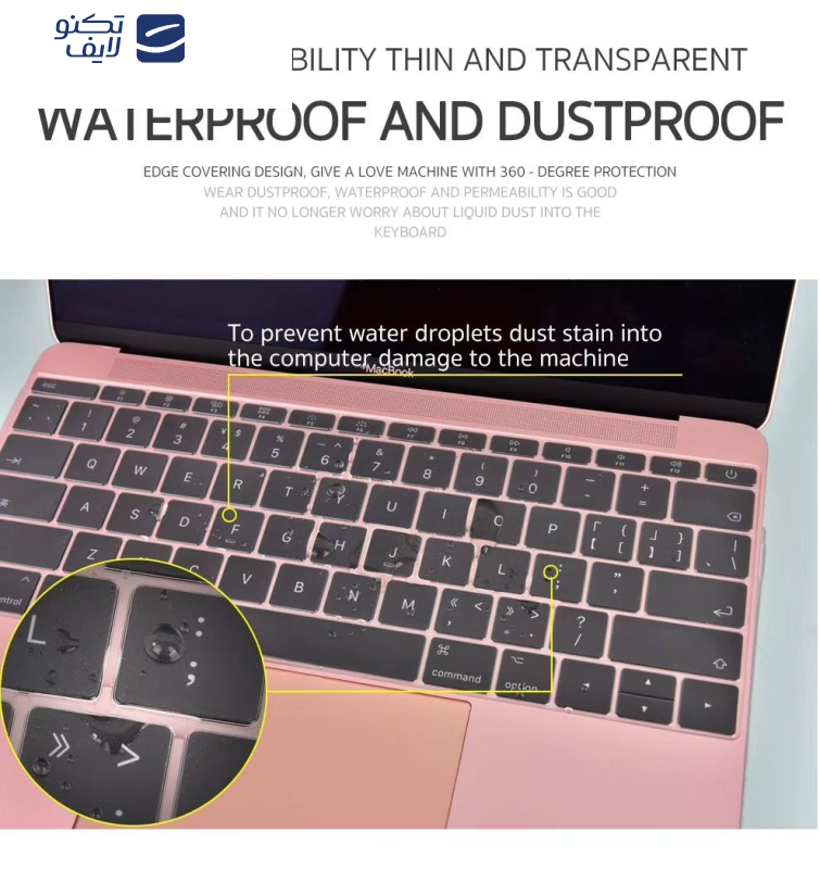 محافظ کیبورد کوتتسی مدل MB1014 مناسب برای مک بوک پرو 13 اینچ محافظ کیبورد کوتتسی مدل MB1014 مناسب برای مک بوک پرو 13 اینچ