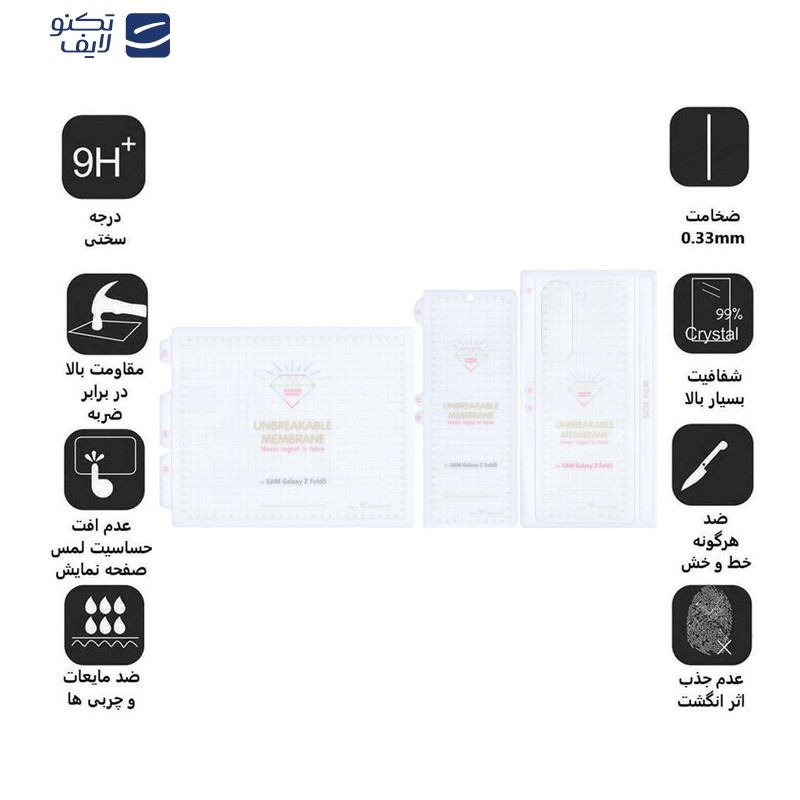 محافظ صفحه نمایش اپیکوی مدل Hydrogel مناسب برای گوشی موبایل سامسونگ Galaxy Z Fold 6 محافظ صفحه نمایش اپیکوی مدل Hydrogel مناسب برای گوشی موبایل سامسونگ Galaxy Z Fold 6