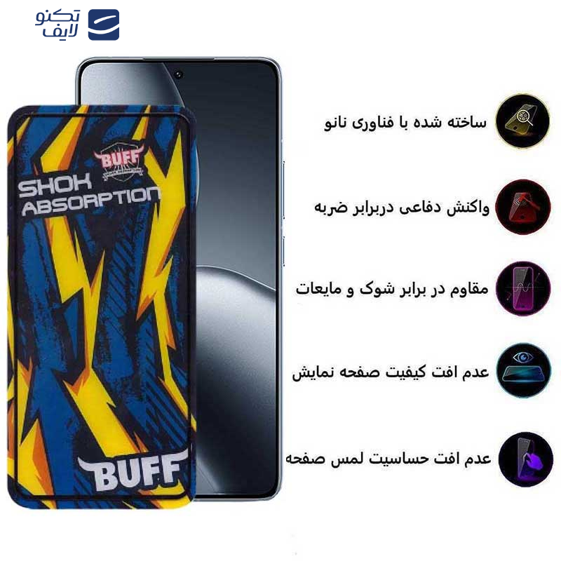 محافظ صفحه نمایش بوف مدل Shock-Shock-G مناسب برای گوشی موبایل شیائومی 14T Pro / 14T / Redmi K70 Ultra	 محافظ صفحه نمایش بوف مدل Shock-Shock-G مناسب برای گوشی موبایل شیائومی 14T Pro / 14T / Redmi K70 Ultra