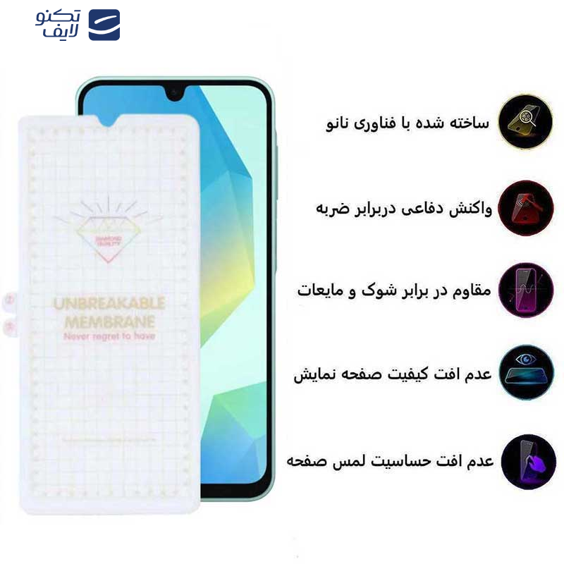 محافظ صفحه نمایش بوف مدل Hydrogel مناسب برای گوشی موبایل سامسونگ Galaxy A16 5G/ A16 4G محافظ صفحه نمایش بوف مدل Hydrogel مناسب برای گوشی موبایل سامسونگ Galaxy A16 5G/ A16 4G