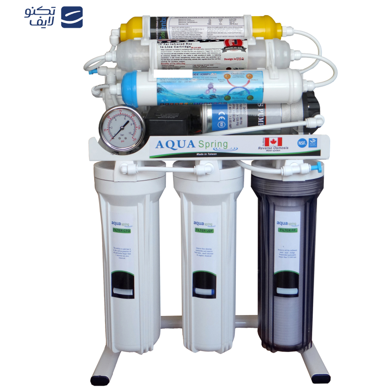 دستگاه تصفیه کننده آب آکوآ اسپرینگ مدل NF8200 به همراه فیلتر تصفیه آب بسته 3 عددی دستگاه تصفیه کننده آب آکوآ اسپرینگ مدل NF8200 به همراه فیلتر تصفیه آب بسته 3 عددی