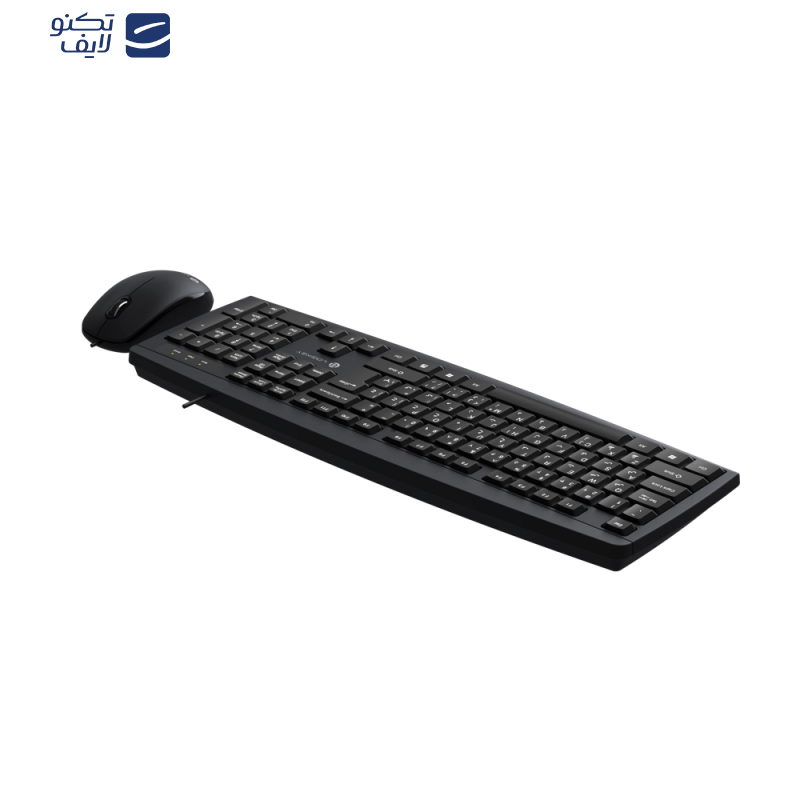 کیبورد و ماوس با سیم لاجی کی مدل KM113B، سوییچ ممبران، Full-Size کیبورد و ماوس با سیم لاجی کی مدل KM113B، سوییچ ممبران، Full-Size