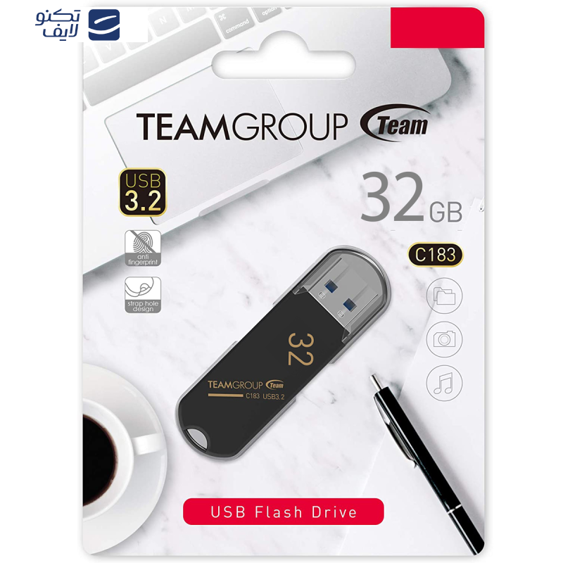 فلش مموری تیم گروپ مدل C183 ظرفیت 32 گیگابایت فلش مموری تیم گروپ مدل C183 ظرفیت 32 گیگابایت