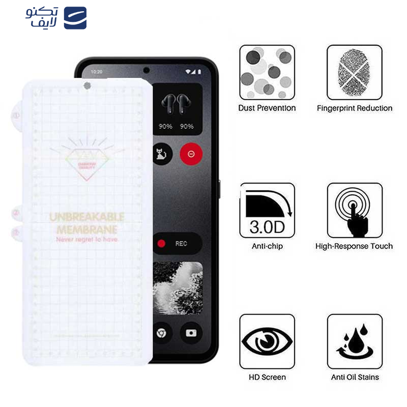 محافظ صفحه نمایش بوف مدل Hydrogel مناسب برای گوشی موبایل ناتینگ فون CMF 1 محافظ صفحه نمایش بوف مدل Hydrogel مناسب برای گوشی موبایل ناتینگ فون CMF 1