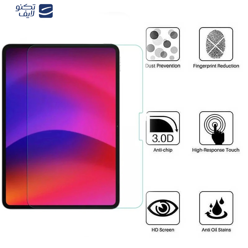 محافظ صفحه نمایش بوف مدل 5D مناسب برای تبلت اپل iPad Pro 13 2024/ Air 13 2024 محافظ صفحه نمایش بوف مدل 5D مناسب برای تبلت اپل iPad Pro 13 2024/ Air 13 2024