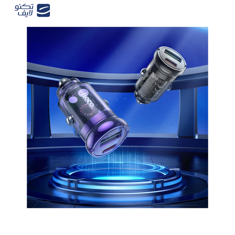 شارژر فندکی 30 وات هوکو مدل  Z53A PD+ QC3.0  شارژر فندکی 30 وات هوکو مدل  Z53A PD+ QC3.0