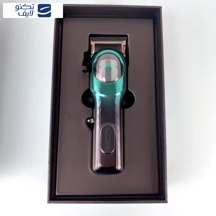 ماشین اصلاح مو سر و صورت شارژی  وی جی ار مدل v166 ماشین اصلاح مو سر و صورت شارژی  وی جی ار مدل v166