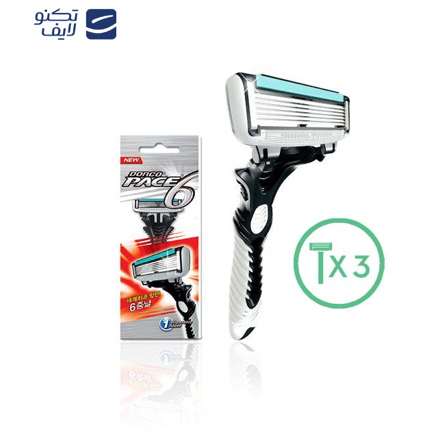 خودتراش مردانه دورکو مدل Pace 6 تحت لیسانس بسته سه عددی خودتراش مردانه دورکو مدل Pace 6 تحت لیسانس بسته سه عددی
