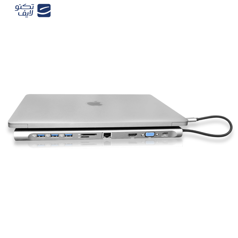 هاب 10 پورت USB-C جی سی پال مدل JCP6204 هاب 10 پورت USB-C جی سی پال مدل JCP6204