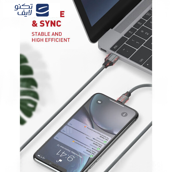 کابل تبدیل USB به microUSB الدینیو مدل LS441  طول 1 متر کابل تبدیل USB به microUSB الدینیو مدل LS441  طول 1 متر