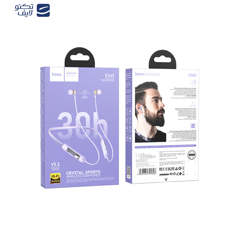 هندزفری بلوتوثی هوکو مدل ES65 هندزفری بلوتوثی هوکو مدل ES65