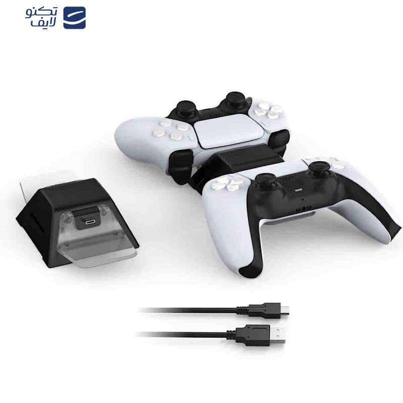 پایه شارژر دسته بازی دابی مدل ps-5 پایه شارژر دسته بازی دابی مدل ps-5