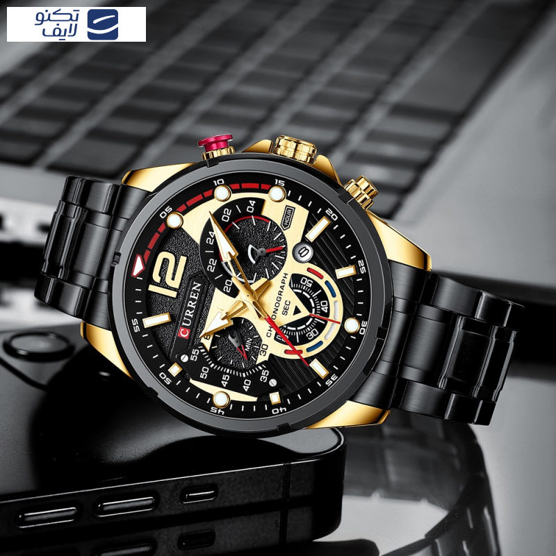 ساعت مچی عقربهای مردانه کورن واتچ مدل 8395-b ساعت مچی عقربهای مردانه کورن واتچ مدل 8395-b