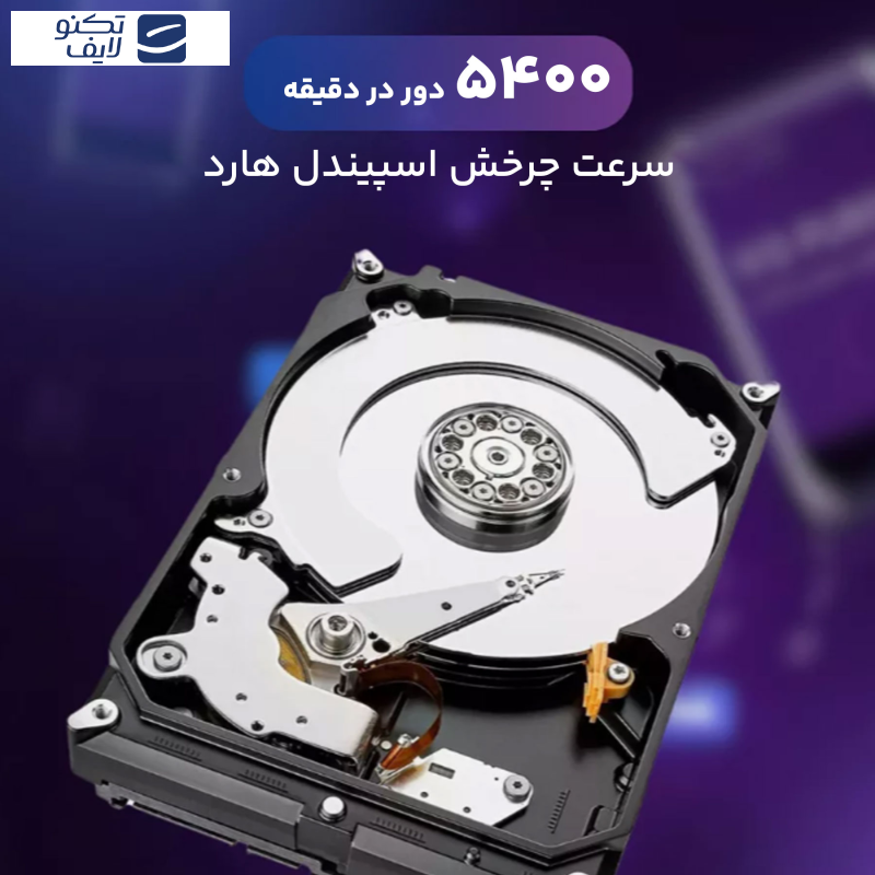 هارددیسک اینترنال وسترن دیجیتال مدل Purple WD42PURU ظرفیت 4 ترابایت هارددیسک اینترنال وسترن دیجیتال مدل Purple WD42PURU ظرفیت 4 ترابایت