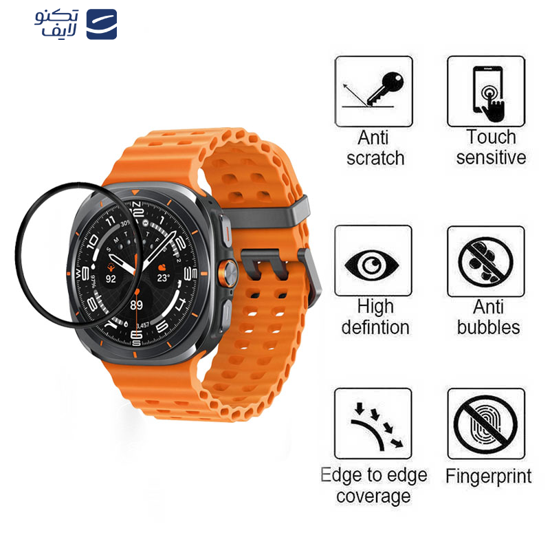 محافظ صفحه نمایش بوف مدل Full glue-G مناسب برای ساعت هوشمند سامسونگ Galaxy Watch 7 Ultra 47mm محافظ صفحه نمایش بوف مدل Full glue-G مناسب برای ساعت هوشمند سامسونگ Galaxy Watch 7 Ultra 47mm