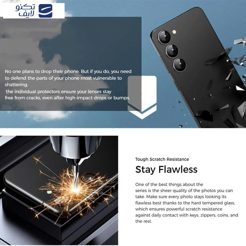 محافظ لنز دوربین اپیکوی مدل HD-ColorLenz مناسب برای گوشی موبایل سامسونگ Galaxy S24 FE  محافظ لنز دوربین اپیکوی مدل HD-ColorLenz مناسب برای گوشی موبایل سامسونگ Galaxy S24 FE