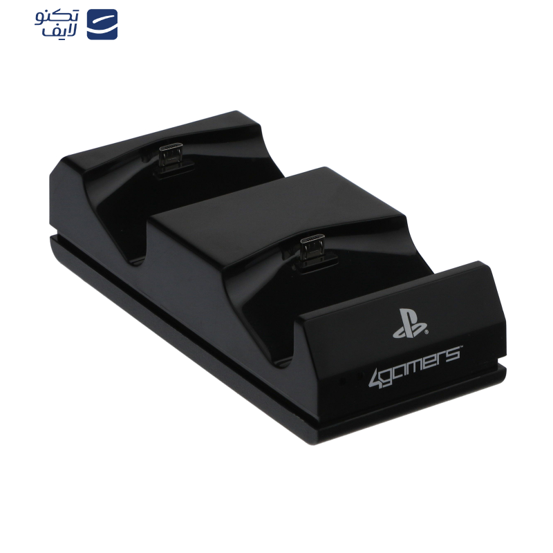 پایه شارژر دسته بازی پلیاستیشن 4 مدل 4G-4385EU به همراه اسپری تمیزکننده پایه شارژر دسته بازی پلیاستیشن 4 مدل 4G-4385EU به همراه اسپری تمیزکننده