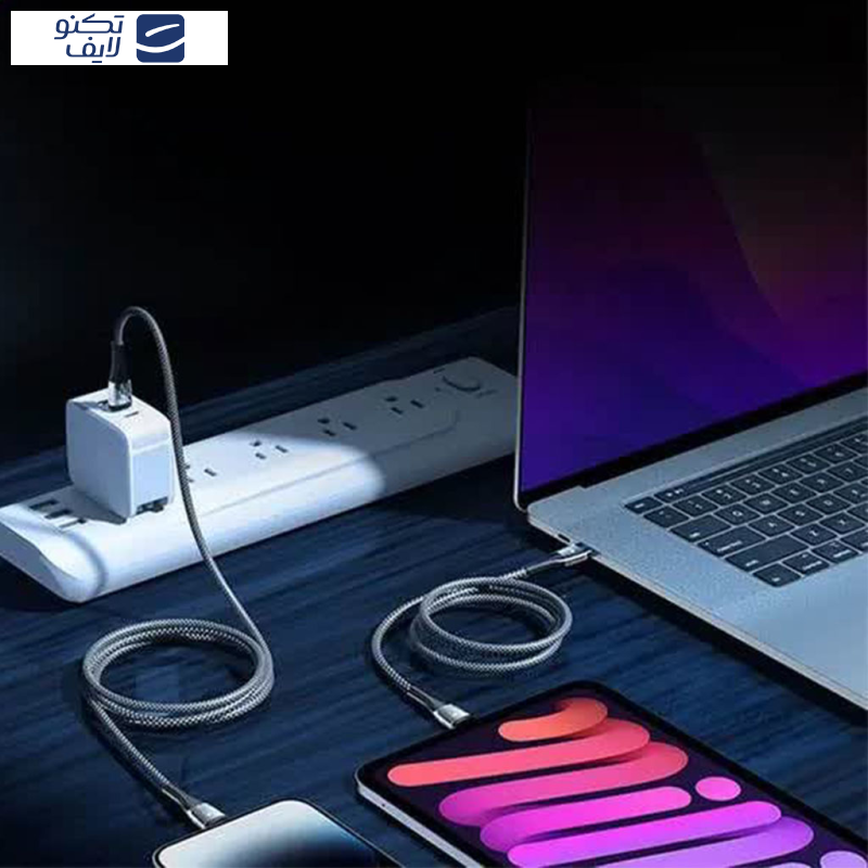 کابل USB-C ژاند مدل fast charging data طول 1.2 متر کابل USB-C ژاند مدل fast charging data طول 1.2 متر