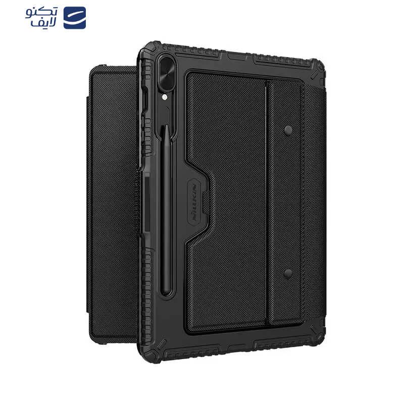 کیف کلاسوری کیبورددار نیلکین مدل Bumper Combo Backlit Keyboard مناسب برای تبلت سامسونگ Galaxy Tab S10 Plus/S9 Plus/S8 Plus/S7 Plus/S7 Fe کیف کلاسوری کیبورددار نیلکین مدل Bumper Combo Backlit Keyboard مناسب برای تبلت سامسونگ Galaxy Tab S10 Plus/S9 Plus/S8 Plus/S7 Plus/S7 Fe