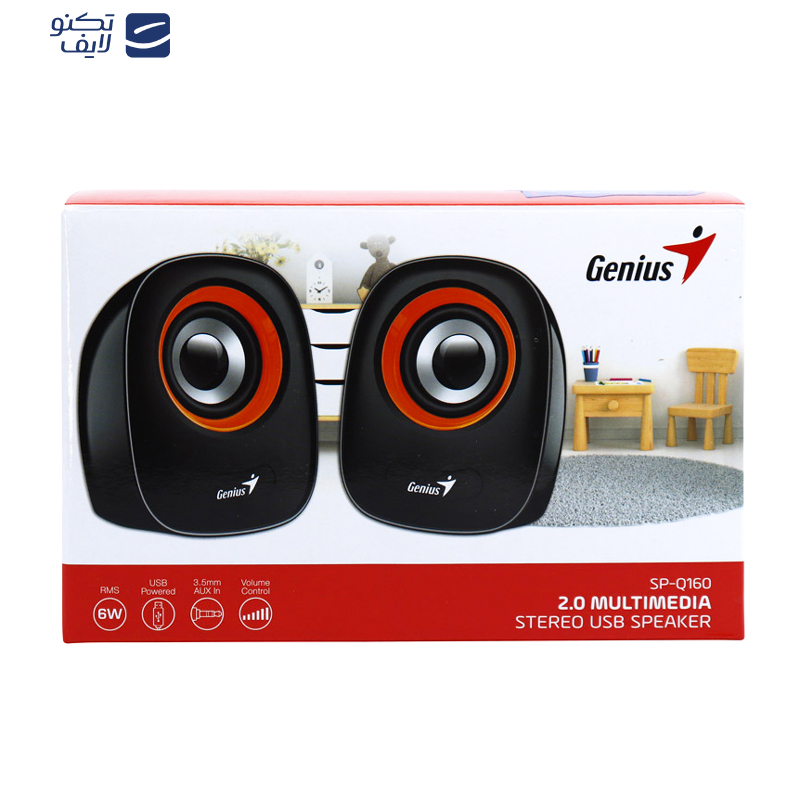 اسپیکر دسکتاپ جنیوس مدل SP-Q160 اسپیکر دسکتاپ جنیوس مدل SP-Q160