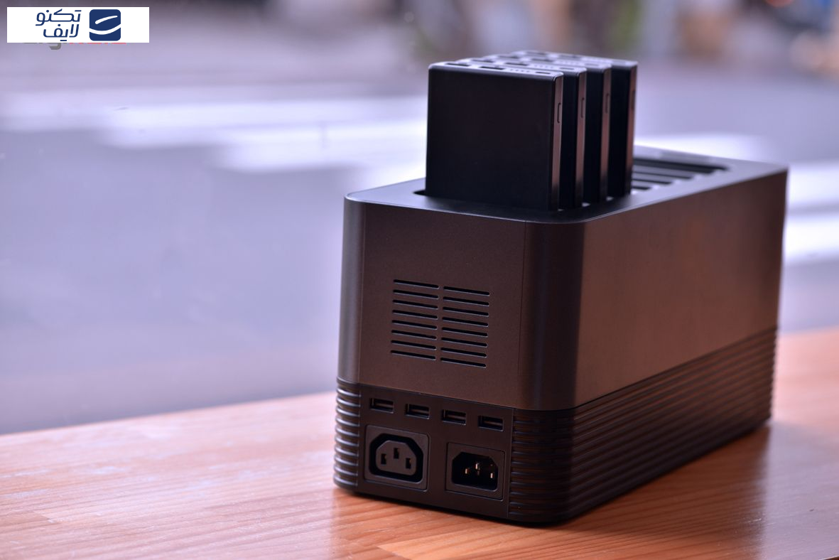 پاوربانک انرجایزر مدل PS80000 ظرفیت 80000 میلی آمپر مجموعه 8 عددی به همراه پایه شارژ پاوربانک انرجایزر مدل PS80000 ظرفیت 80000 میلی آمپر مجموعه 8 عددی به همراه پایه شارژ