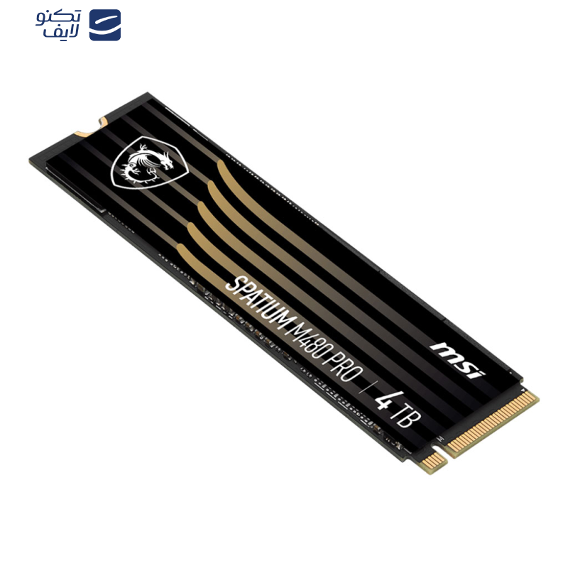 اس اس دی اینترنال ام اس آی مدل SPATIUM M480 PRO PCIe 4.0 NVMe M.2 ظرفیت 4 ترابایت اس اس دی اینترنال ام اس آی مدل SPATIUM M480 PRO PCIe 4.0 NVMe M.2 ظرفیت 4 ترابایت